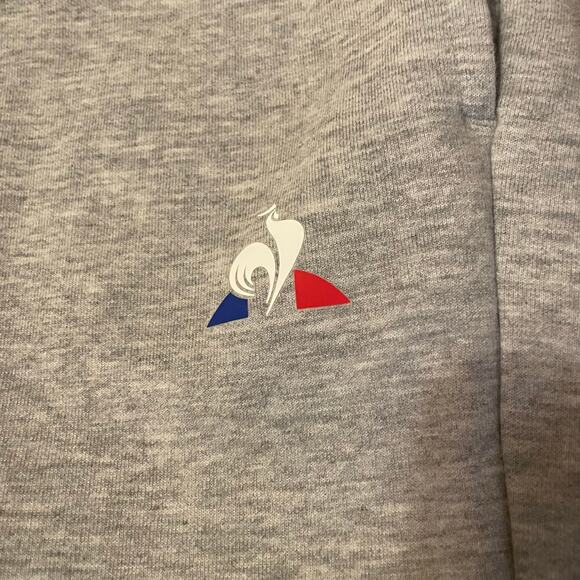 Le Coq Sportif Grey Joggers Sweatpants Cotton Size L - Picture 3 of 14